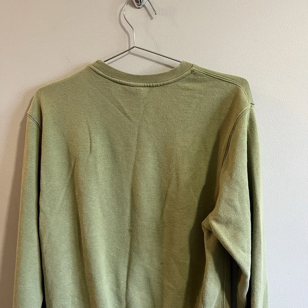 Nike Sportswear Club Fleece Crewneck Sweatshirt Olive Green Mens XS